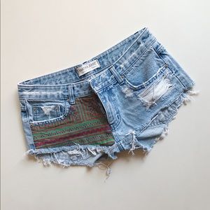 Vintage One of A Kind Handmade Denim Shorts